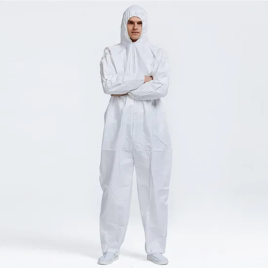 High Quality Disposable Clothing Waterproof Chemical Protective Suit