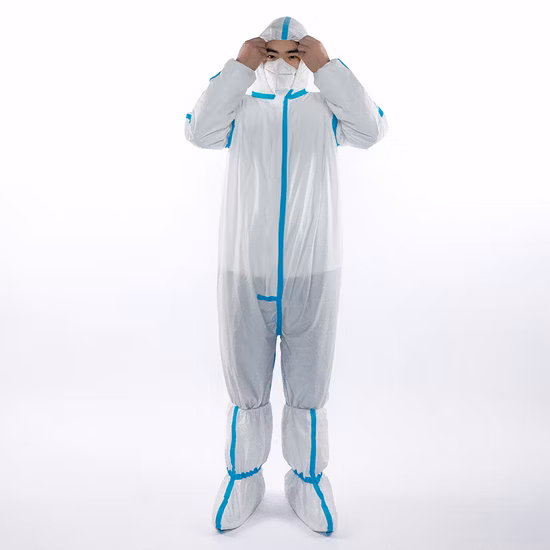 4/5/6 Taped Disposable Waterproof Overalls by SMS or Microporous Coveralls XL Film Laminated Materials