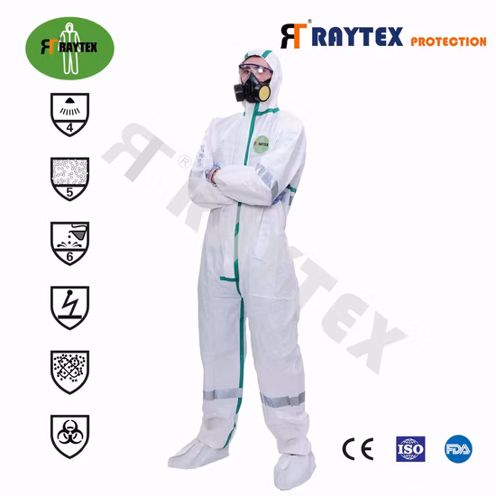 Non Woven Disposable Coveralls Safety Protective Coverall