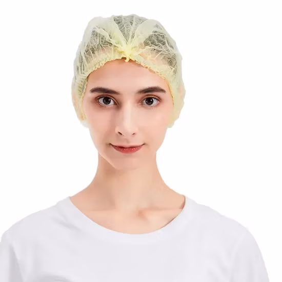 Surgical/Non Woven/Mob/Disposable/ Bar/Medical/Scrub/Strip/Clip/Bouffant Cap for Nurse/Doctor/Surgeon/Clip/Mop Disposable Bouffant Cap